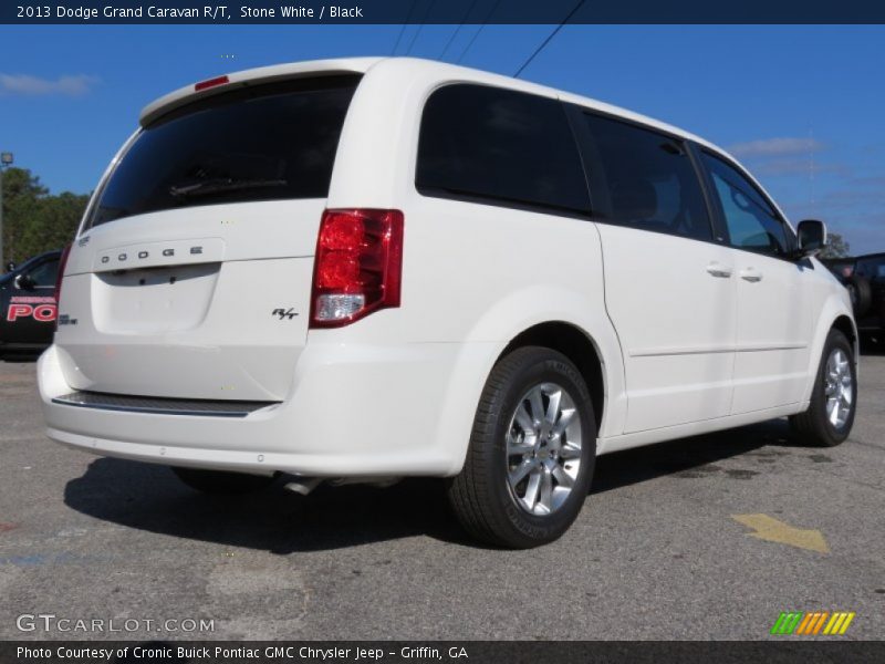 Stone White / Black 2013 Dodge Grand Caravan R/T