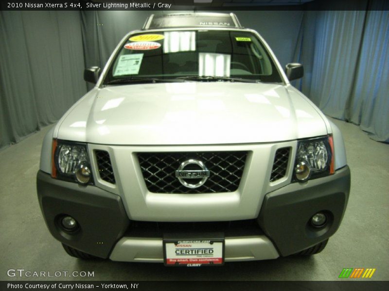 Silver Lightning Metallic / Gray 2010 Nissan Xterra S 4x4
