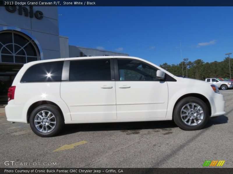 Stone White / Black 2013 Dodge Grand Caravan R/T