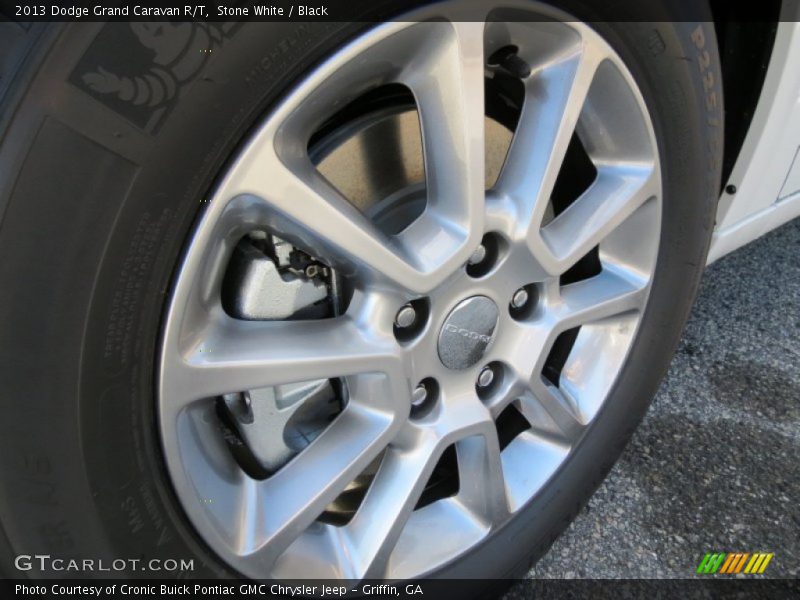 Stone White / Black 2013 Dodge Grand Caravan R/T