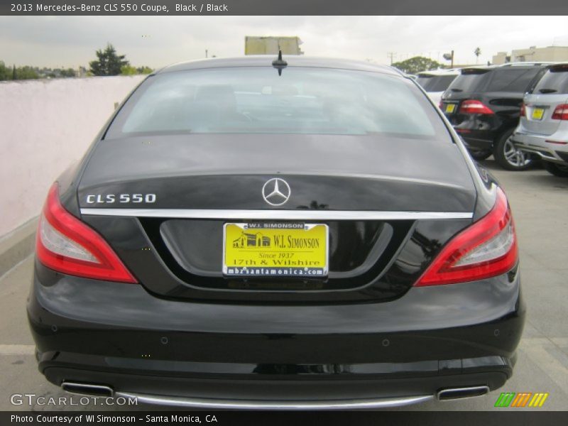 Black / Black 2013 Mercedes-Benz CLS 550 Coupe