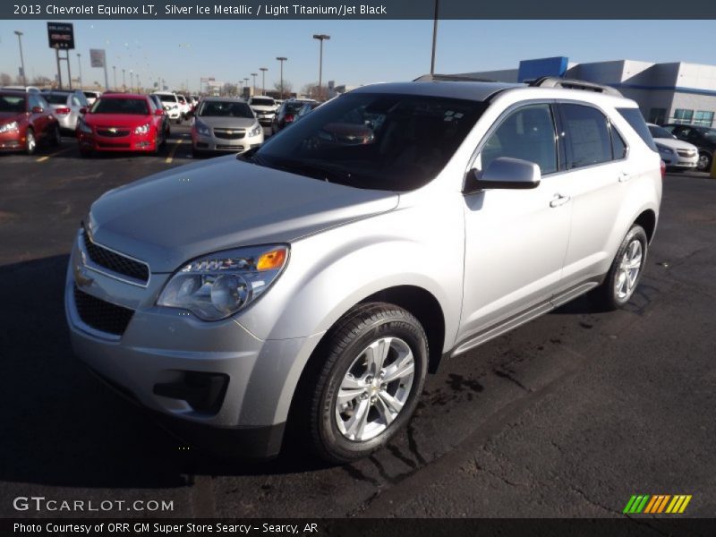 Silver Ice Metallic / Light Titanium/Jet Black 2013 Chevrolet Equinox LT