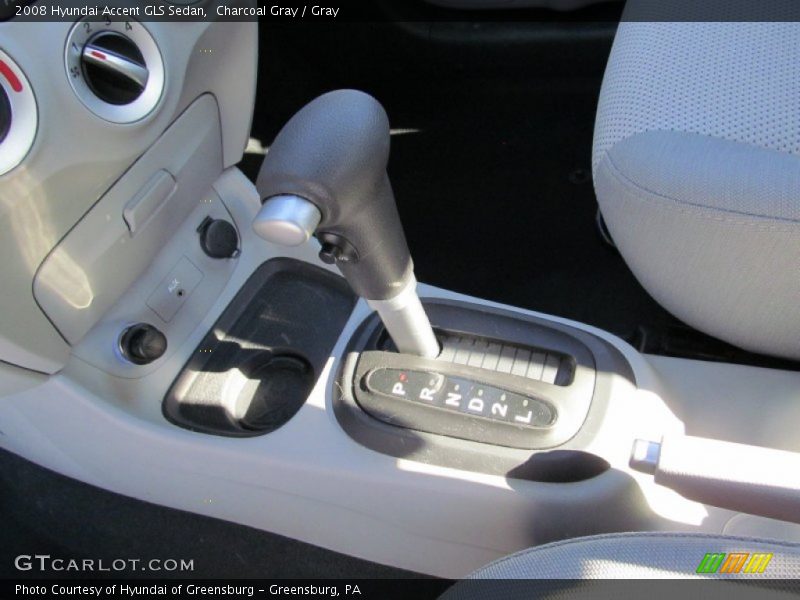 Charcoal Gray / Gray 2008 Hyundai Accent GLS Sedan