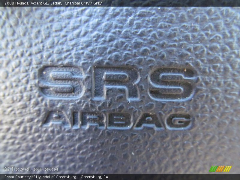 Charcoal Gray / Gray 2008 Hyundai Accent GLS Sedan
