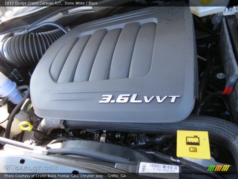 Stone White / Black 2013 Dodge Grand Caravan R/T