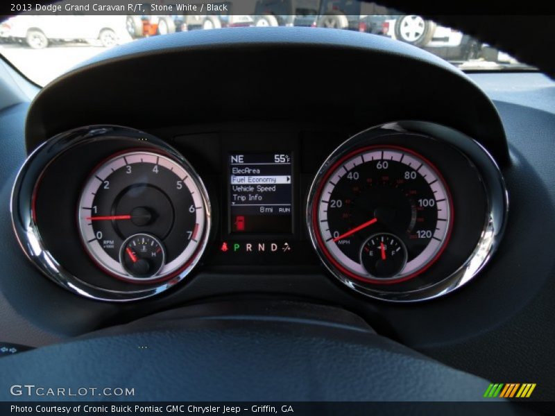 Stone White / Black 2013 Dodge Grand Caravan R/T