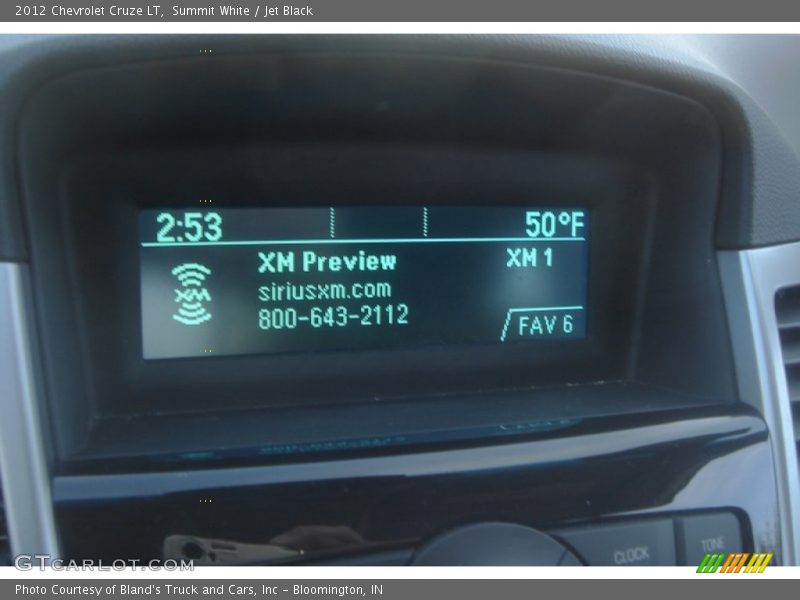 Summit White / Jet Black 2012 Chevrolet Cruze LT