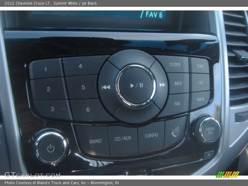 Summit White / Jet Black 2012 Chevrolet Cruze LT