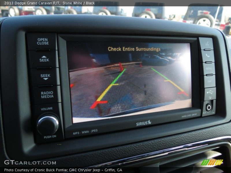Stone White / Black 2013 Dodge Grand Caravan R/T