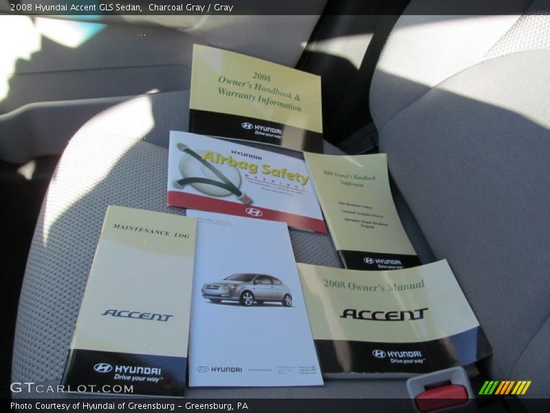 Charcoal Gray / Gray 2008 Hyundai Accent GLS Sedan