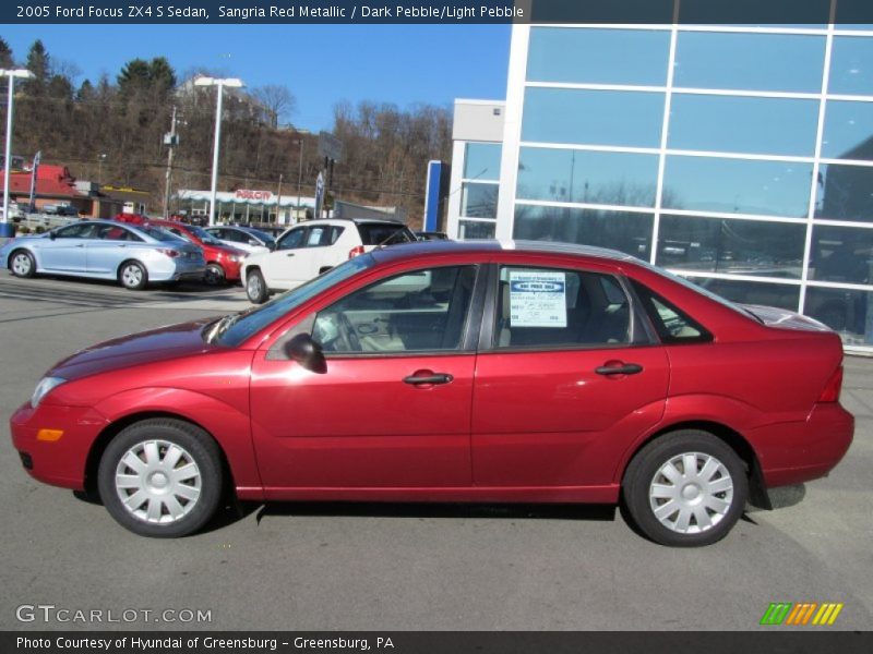  2005 Focus ZX4 S Sedan Sangria Red Metallic
