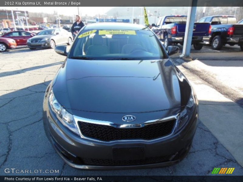 Metal Bronze / Beige 2012 Kia Optima LX