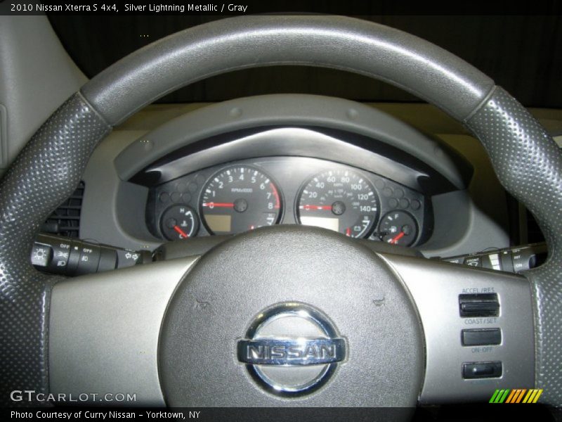 Silver Lightning Metallic / Gray 2010 Nissan Xterra S 4x4