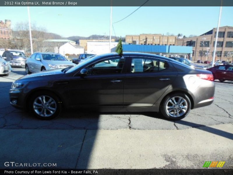 Metal Bronze / Beige 2012 Kia Optima LX