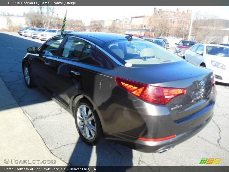 Metal Bronze / Beige 2012 Kia Optima LX