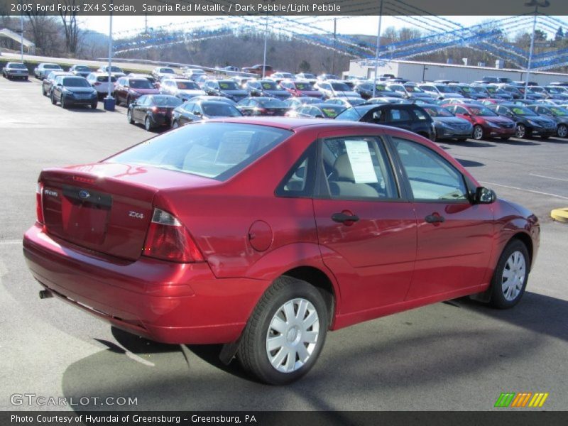 Sangria Red Metallic / Dark Pebble/Light Pebble 2005 Ford Focus ZX4 S Sedan
