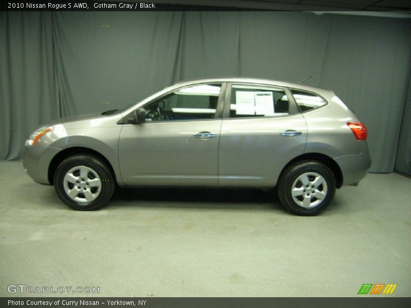 Gotham Gray / Black 2010 Nissan Rogue S AWD
