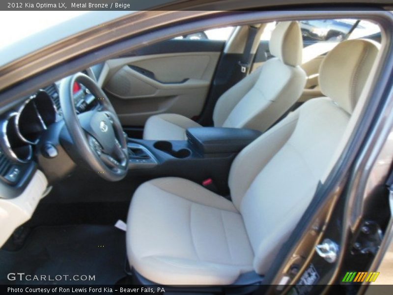 Metal Bronze / Beige 2012 Kia Optima LX