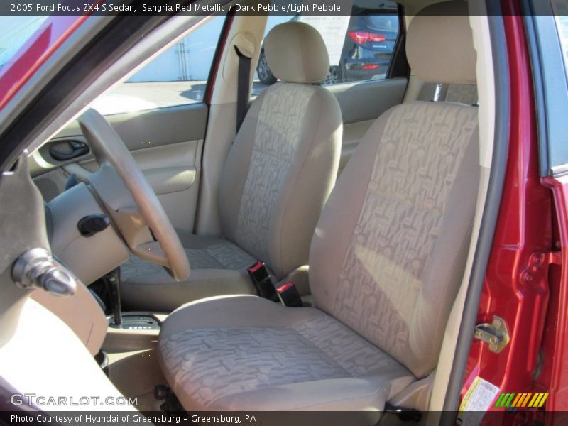 Front Seat of 2005 Focus ZX4 S Sedan