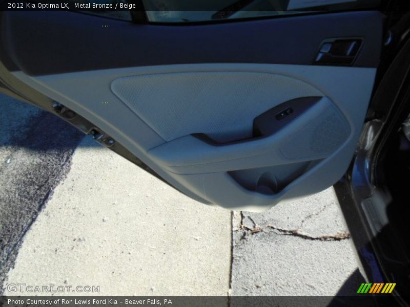 Metal Bronze / Beige 2012 Kia Optima LX