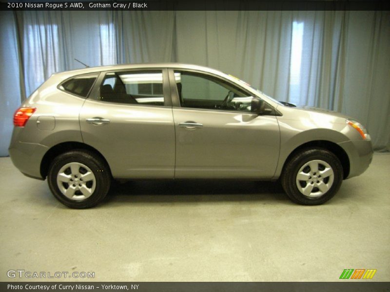 Gotham Gray / Black 2010 Nissan Rogue S AWD