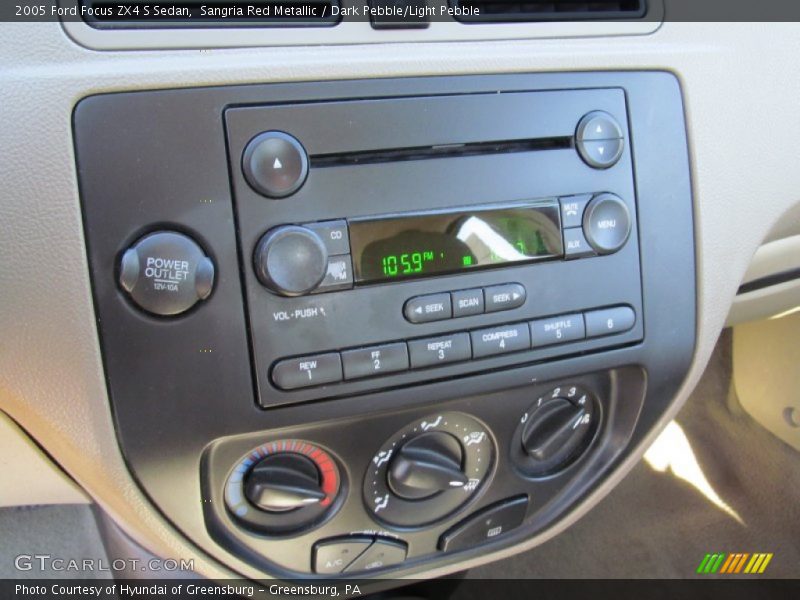 Controls of 2005 Focus ZX4 S Sedan