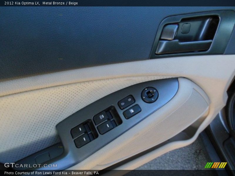 Metal Bronze / Beige 2012 Kia Optima LX