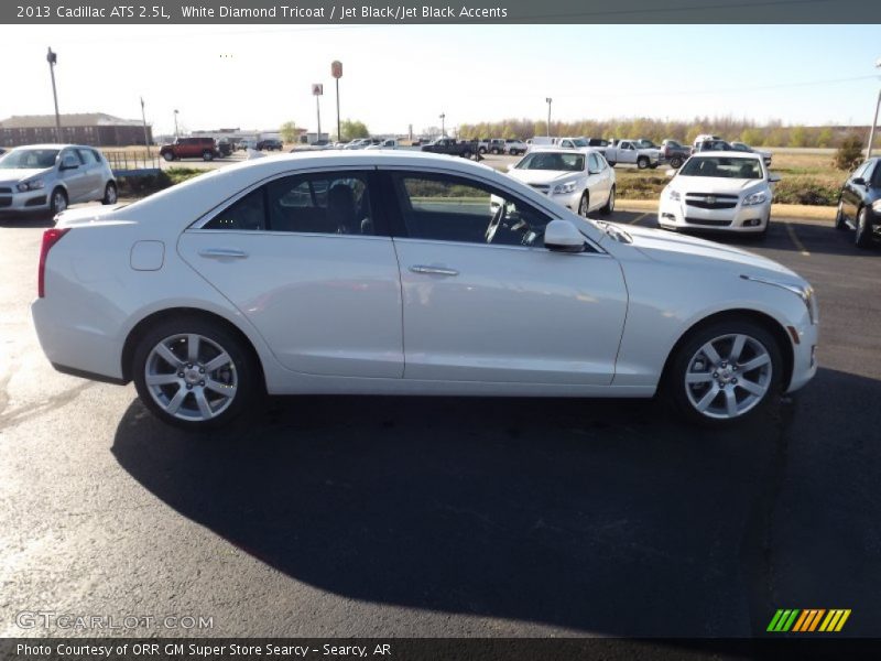White Diamond Tricoat / Jet Black/Jet Black Accents 2013 Cadillac ATS 2.5L