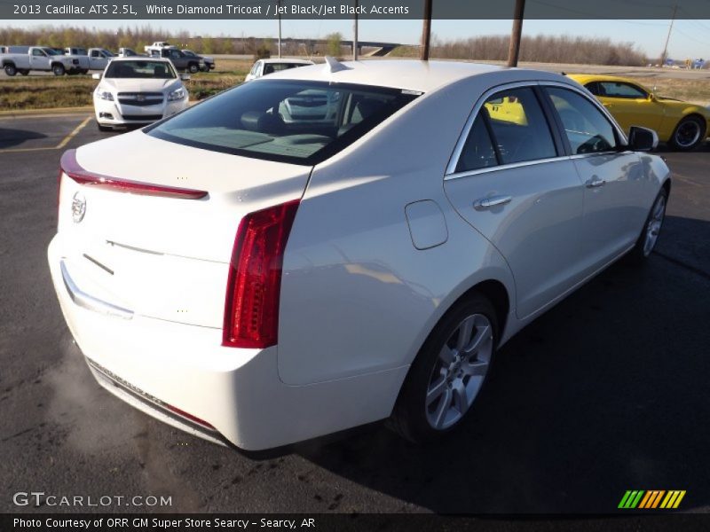 White Diamond Tricoat / Jet Black/Jet Black Accents 2013 Cadillac ATS 2.5L