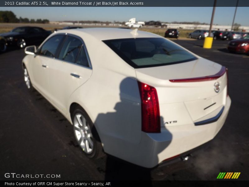 White Diamond Tricoat / Jet Black/Jet Black Accents 2013 Cadillac ATS 2.5L