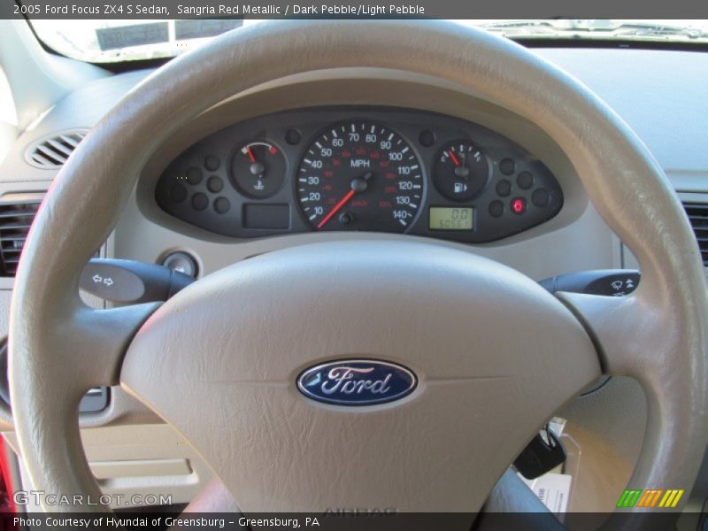 Sangria Red Metallic / Dark Pebble/Light Pebble 2005 Ford Focus ZX4 S Sedan