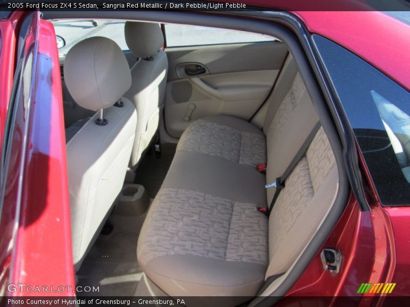 Rear Seat of 2005 Focus ZX4 S Sedan