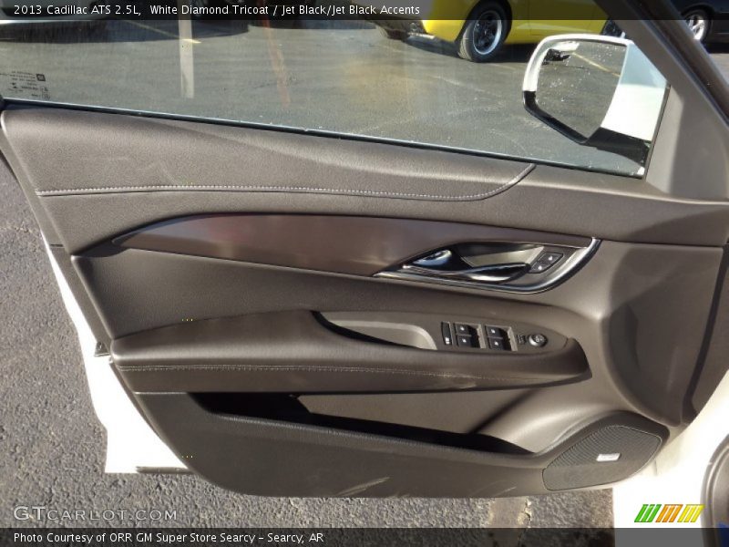 White Diamond Tricoat / Jet Black/Jet Black Accents 2013 Cadillac ATS 2.5L