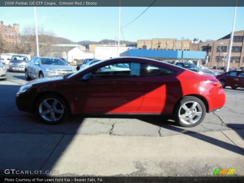 Crimson Red / Ebony 2006 Pontiac G6 GTP Coupe