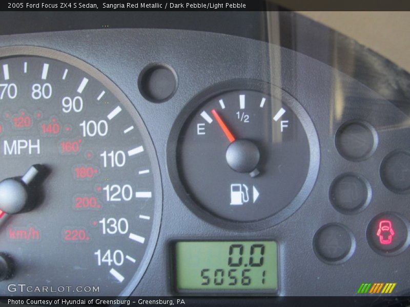 Sangria Red Metallic / Dark Pebble/Light Pebble 2005 Ford Focus ZX4 S Sedan