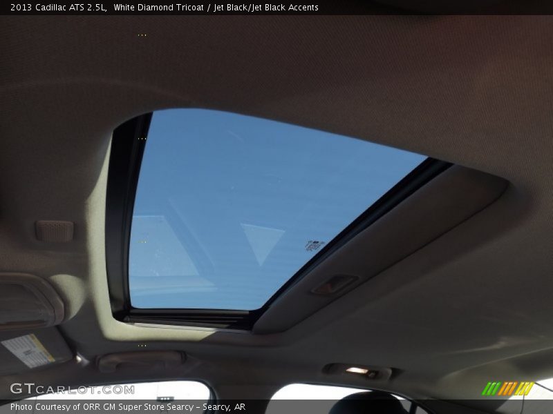 White Diamond Tricoat / Jet Black/Jet Black Accents 2013 Cadillac ATS 2.5L