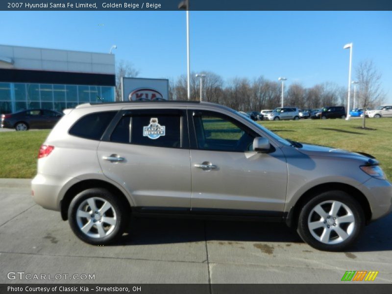 Golden Beige / Beige 2007 Hyundai Santa Fe Limited
