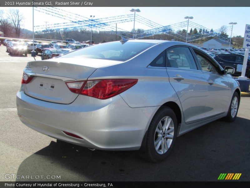 Radiant Silver / Gray 2013 Hyundai Sonata GLS