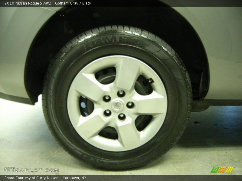 Gotham Gray / Black 2010 Nissan Rogue S AWD