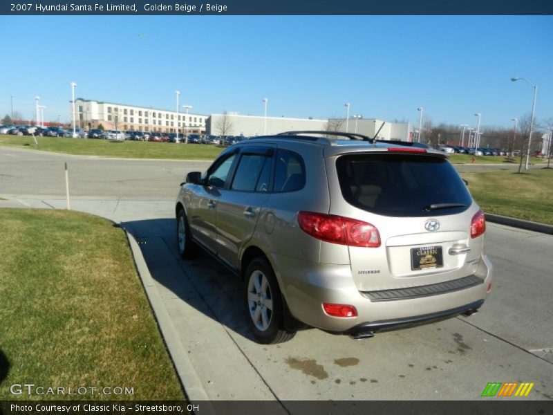 Golden Beige / Beige 2007 Hyundai Santa Fe Limited