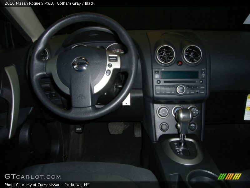Gotham Gray / Black 2010 Nissan Rogue S AWD