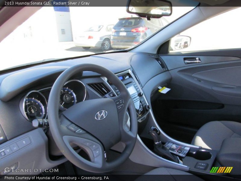 Radiant Silver / Gray 2013 Hyundai Sonata GLS