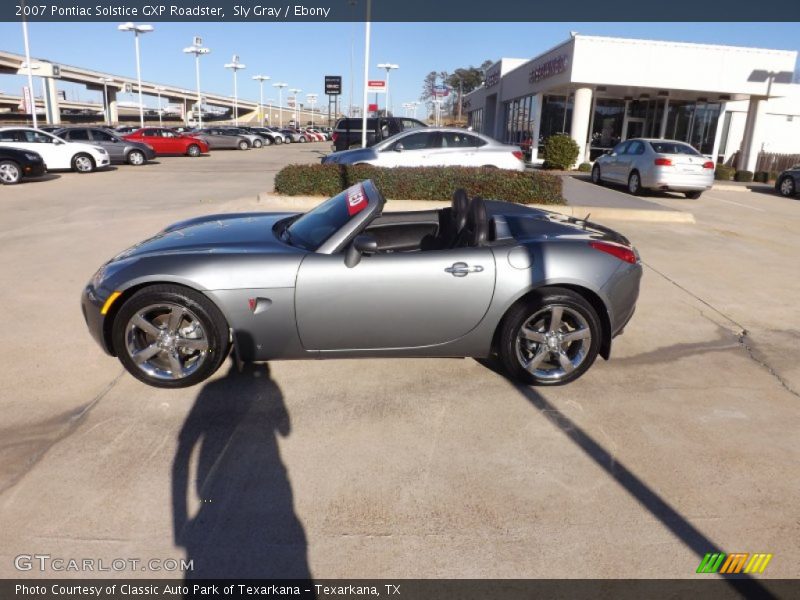 Sly Gray / Ebony 2007 Pontiac Solstice GXP Roadster
