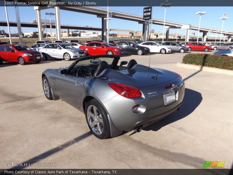 Sly Gray / Ebony 2007 Pontiac Solstice GXP Roadster
