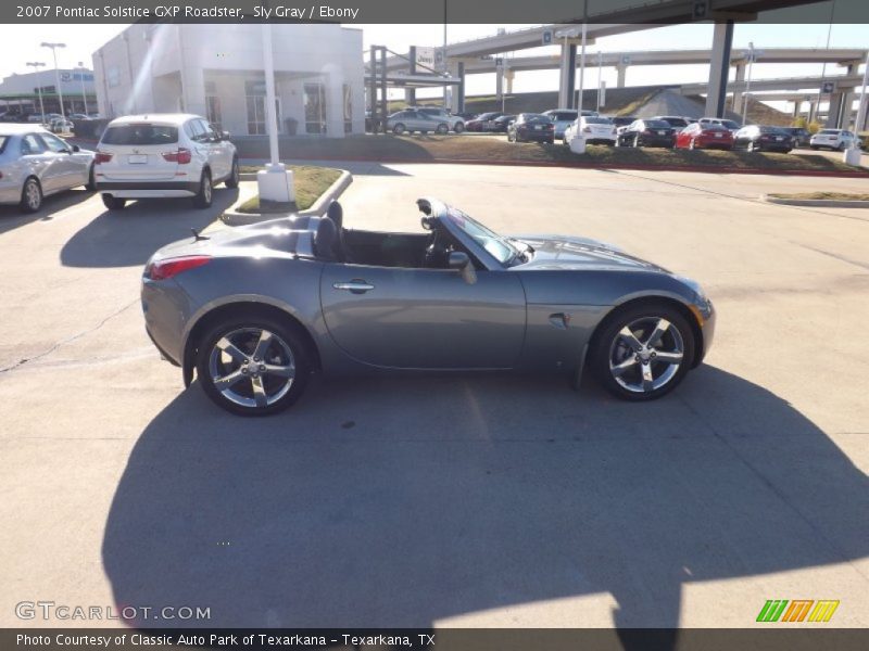 Sly Gray / Ebony 2007 Pontiac Solstice GXP Roadster