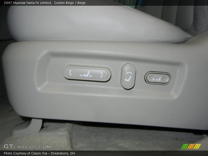 Golden Beige / Beige 2007 Hyundai Santa Fe Limited