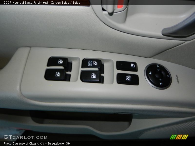 Golden Beige / Beige 2007 Hyundai Santa Fe Limited