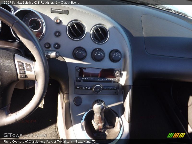 Sly Gray / Ebony 2007 Pontiac Solstice GXP Roadster