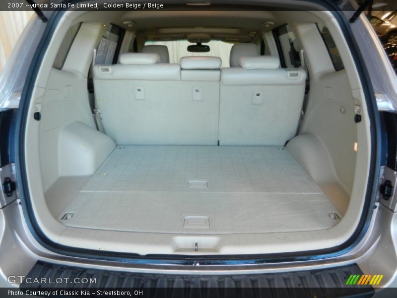 Golden Beige / Beige 2007 Hyundai Santa Fe Limited