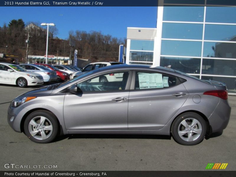 Titanium Gray Metallic / Gray 2013 Hyundai Elantra GLS